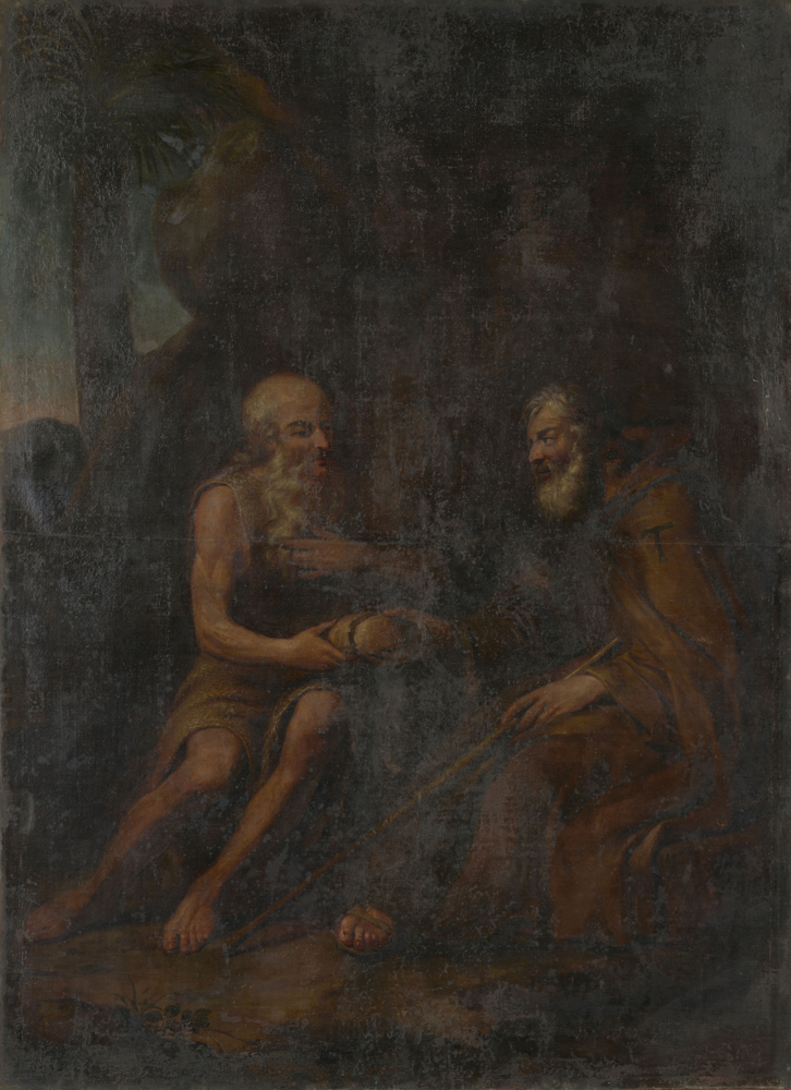 « Saint Paul ermite et saint Antoine » en lumière directe