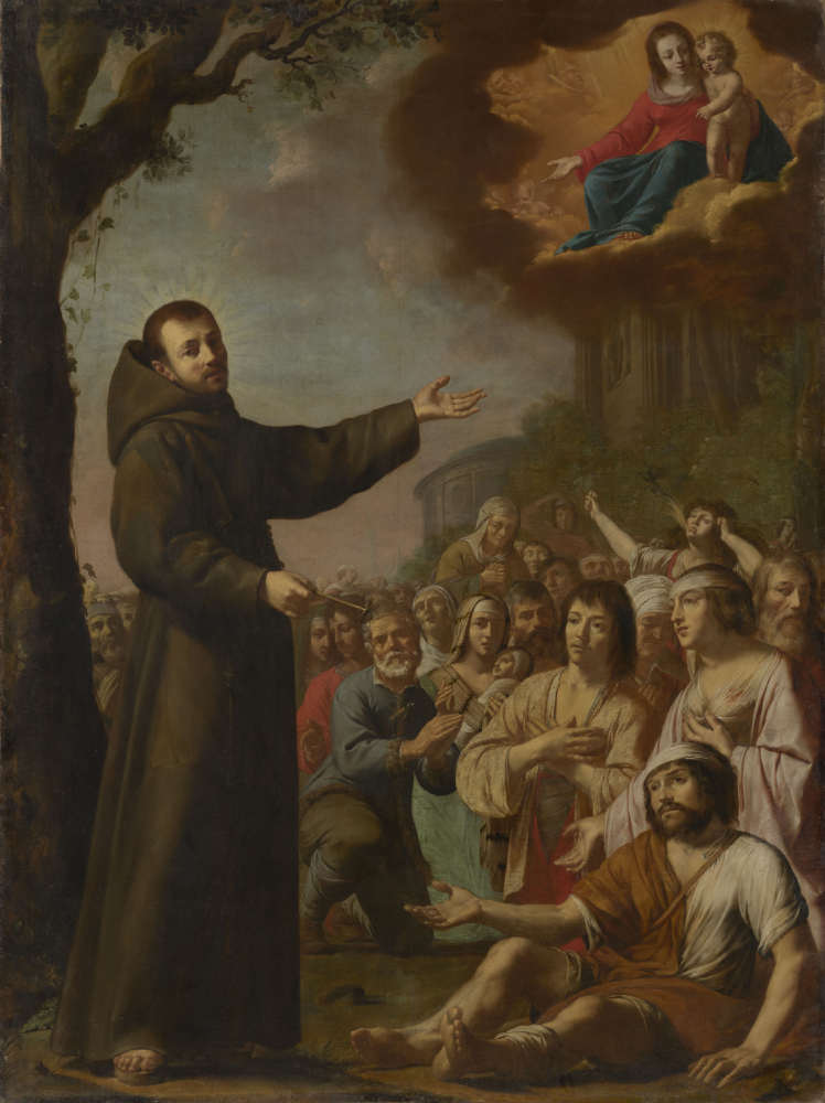 Salvator de Horta guérissant les malades (avant restauration)