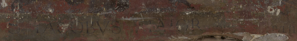 Détail de la partie basse de Saint Jacques le Majeur